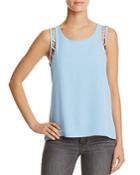 Necessary Objects Sleeveless Ladder Detail Top - Compare At $68