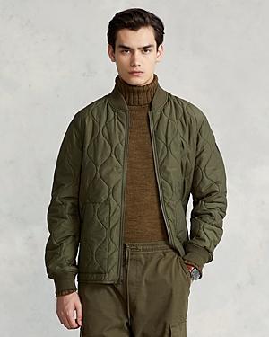 Polo Ralph Lauren Cotton Blend Quilted Full Zip Utility Jacket