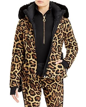 Goldbergh Fierce Faux Fur Trim Jacket