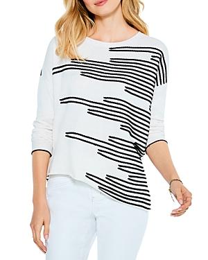 Nic And Zoe Fresh Perspective Striped Sweater