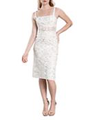 Dress The Population Willow Embroidered Sheath Dress