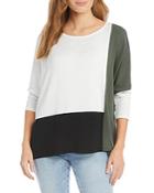 Karen Kane Color Blocked Top