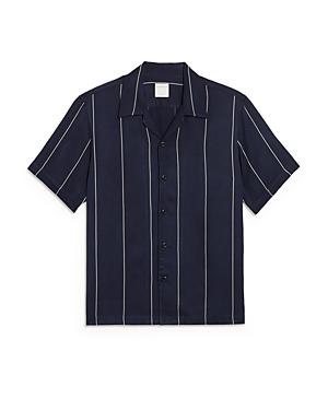 Sandro Pinstriped Short Sleeve Shirt