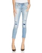 Jean Shop Patty Destructed Cropped Skinny Jeans In 10 Year