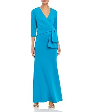 Eliza J Side Drape A-line Gown
