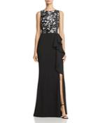 Adrianna Papell Embellished-bodice Gown