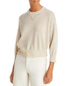 Frame Le High Rise Cashmere & Wool Boxy Sweater