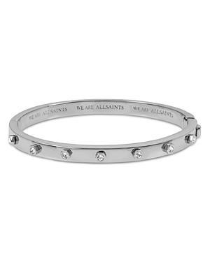 Allsaints Crystal-studded Bangle Bracelet
