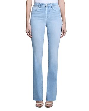 L'agence Ruth High Rise Straight Leg Jeans In Hilton