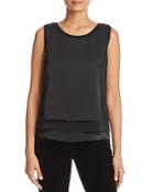 Kenneth Cole Sleeveless Layered Top