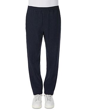 Armani Drawstring Regular Fit Wool Blend Pants