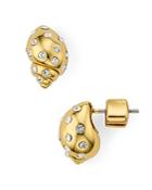 Kate Spade New York Under The Sea Pave Shell Stud Earrings