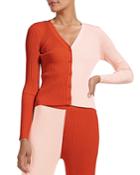 Staud Two Tone Cardigan