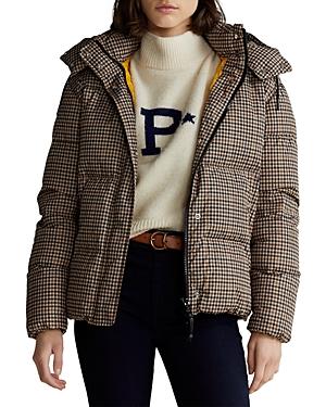 Polo Ralph Lauren Plaid Puffer Down Jacket