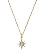 David Yurman 18k Yellow Gold Cable Collectibles Diamond Pave North Star Pendant Necklace, 15-17