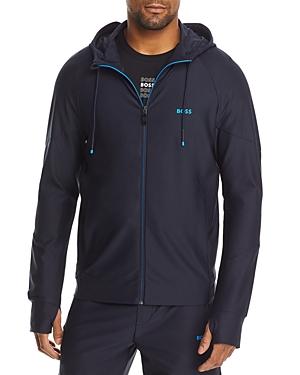 Boss Sicon Regular Fit Zip Front Gym Hoodie