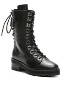 The Kooples Women's Eyelets & Buckles Leather Combat Boots