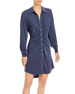Cinq A Sept Arden Ruched Shirtdress