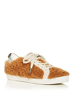 Kurt Geiger London Women's Lexi Eagle Faux Fur Low Top Sneakers