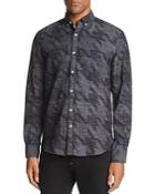 Joe's Jeans Discharged Houndstooth Woven Button-down Shirt