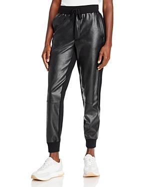 Aqua Faux Leather Front Jogger Pants - 100% Exclusive