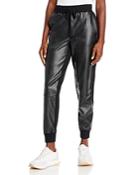 Aqua Faux Leather Front Jogger Pants - 100% Exclusive