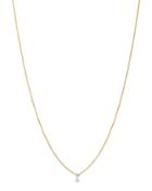 Aerodiamonds 18k Yellow Gold Duet Diamond Drop Necklace, 16