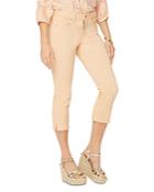 Nydj Chloe Skinny Capri Jeans In Marisol Melon
