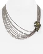 Alexis Bittar Elements Swarovski Crystal Frog Collar Necklace, 18