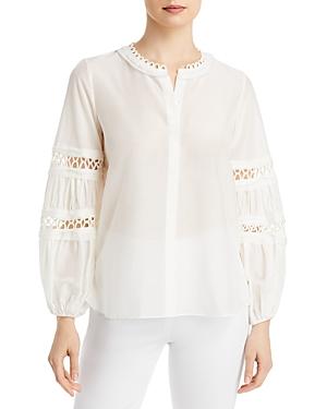 Kobi Halperin Talia Ruched Sleeve Blouse