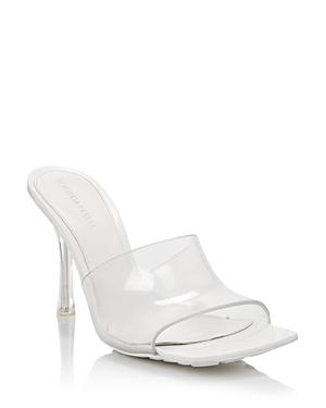 Bottega Veneta Women's Clear High Heel Slide Sandals