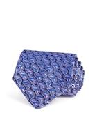 Turnbull & Asser Striped Paisley Wide Tie