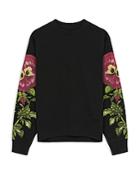 Kenzo Floral Sleeve Sweatshirt