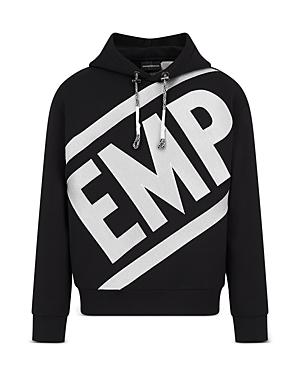 Emporio Armani Large Print Logo Hoodie
