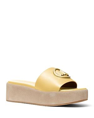 Michael Michael Kors Women's Sadler Logo Wedge Platform Sandals