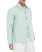 The Kooples Pastel Cotton Long Sleeve Shirt