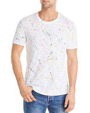 Atm Anthony Thomas Melillo Splatter Painted Slub Jersey Crew Tee