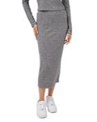 1.state Rib Knit Midi Skirt