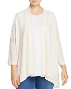 B Collection By Bobeau Curvy Luann Open-front Cardigan