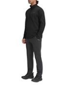 The North Face Canyonlands Stretch Fleece Standard Fit Quarter Zip Mock Neck Sweatshirt