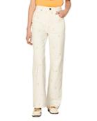 Sandro Cyriaque Wide Leg Jeans In White