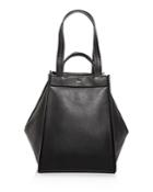Max Mara Large Reversible Leather & Cashmere Tote