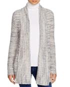 Three Dots Marled Open Front Cardigan