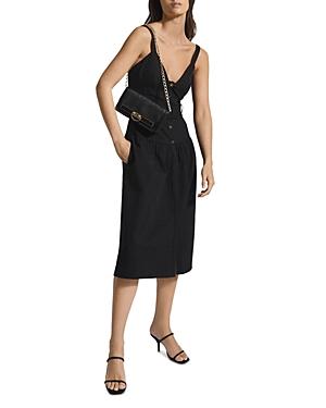 Reiss Vita Button Front Drop Waist Sundress