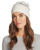 Eugenia Kim Poe Do Not Disturb Cashmere Beanie