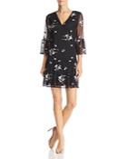 Adrianna Papell Floral Embroidered Dress