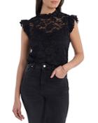 1. State Lace Flutter Sleeve Blouse
