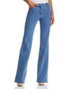Theory Demitria Flare Jeans In Movement Denim Light