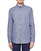 Ted Baker Montpel Printed Floral Regular Fit Button-down Shirt