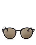Tom Ford Lucho Round Sunglasses With Barberini Lenses